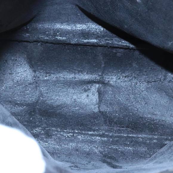 GUCCI Bamboo Hand Bag Leather Black Gold 000 2058 0290 0 Auth kk384 - Picture 16 of 16